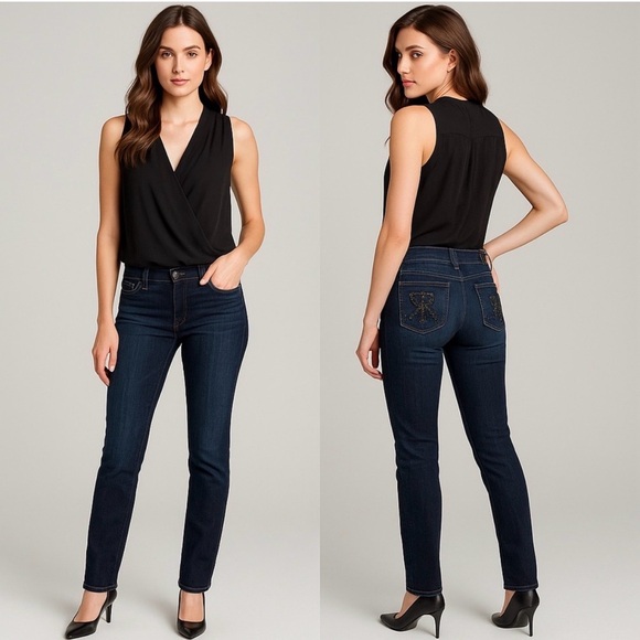 🔥👖 ROCK & REPUBLIC BERLIN Skinny Jeans | Size 29 | Studded R Logo - Picture 13 of 14